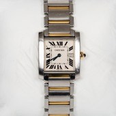 CARTIER TANK FRANCAISE, 18K YG