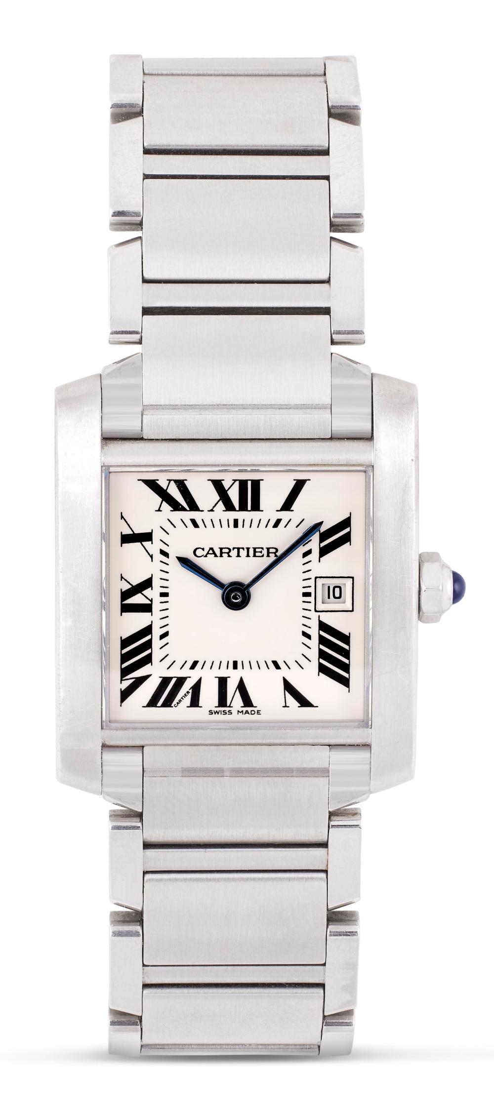 CARTIER TANK FRANÇAISE STAINLESS