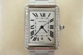 CARTIER TANK SOLO XL W/ DIAMON