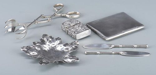 CARTIER, TIFFANY, ASIAN SILVER: 6
