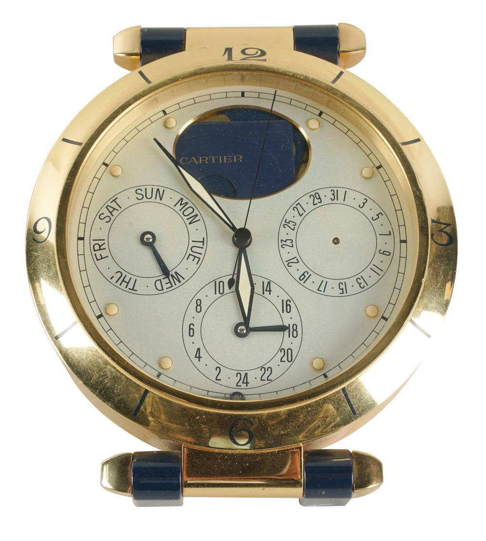 CARTIER TRAVEL CLOCKmodel 8913;