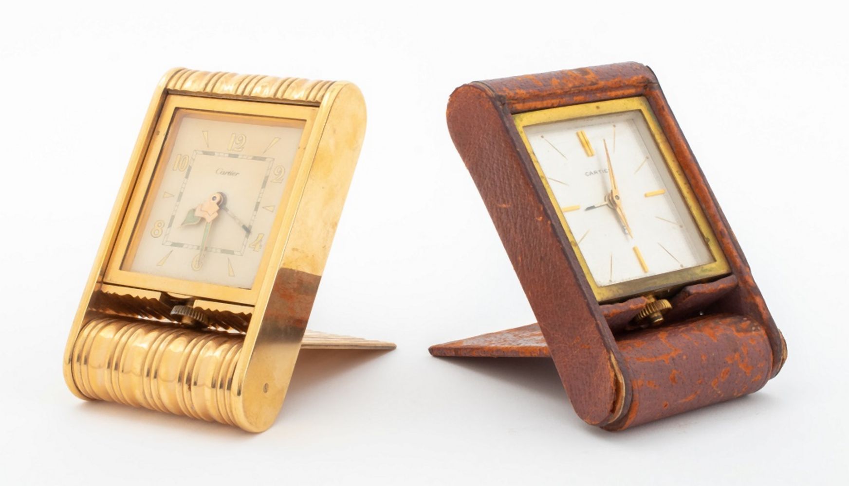 CARTIER TRAVEL CLOCKS, 2 Two