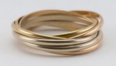CARTIER “TRINITY” 18KT TRICOLO
