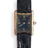 CARTIER VERMEIL TANK WRISTWATC