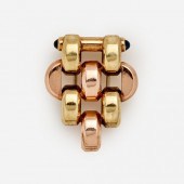 CARTIER VINTAGE BROOCH: 14K TW