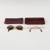 CARTIER VINTAGE EYEGLASSES & S