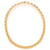CARTIER, YELLOW GOLD 'MAILLON