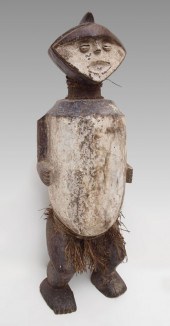 CARVED AFRICAN AMBETE RELIQUAR