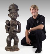 CARVED AFRICAN BAKONGO MATERNI