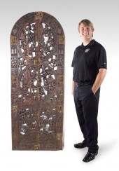 CARVED AFRICAN BAMUM DOOR - CA