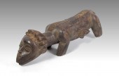CARVED AFRICAN BASSA DOG FIGUR