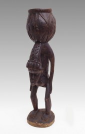 CARVED AFRICAN BASSA OFFERING