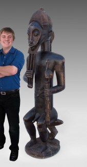 CARVED AFRICAN BAULE ASIC USU
