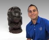CARVED AFRICAN BAUMAN MONTERY