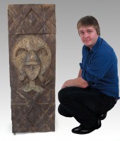 CARVED AFRICAN BOKOTA RELIQUAR