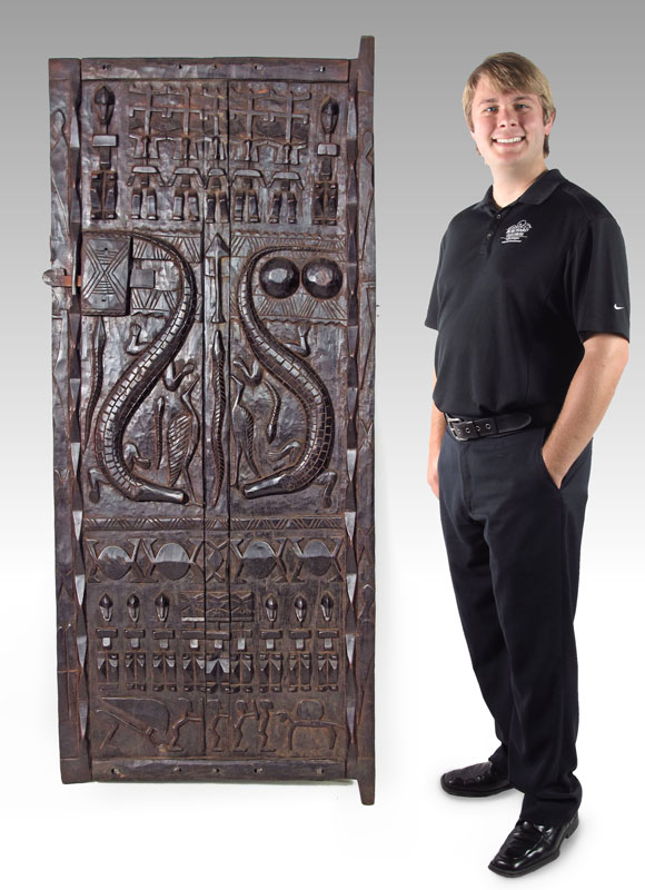 CARVED AFRICAN DOGON GRAINERY