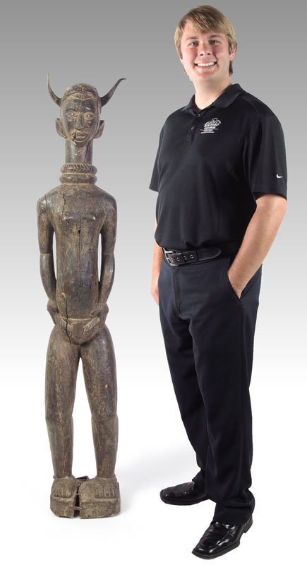 CARVED AFRICAN EKOI FIGURE -