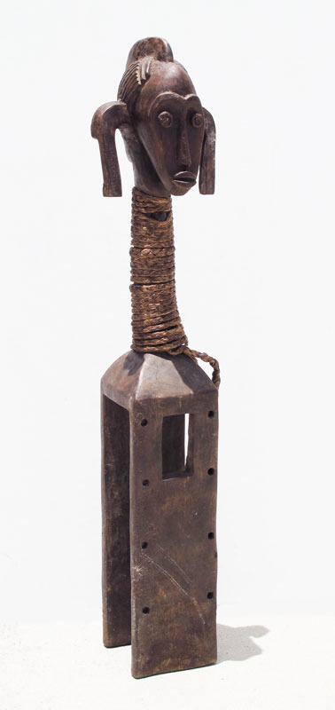 CARVED AFRICAN FANG RELIQUARY