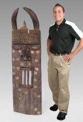 CARVED AFRICAN LANDAI TOMA TRI