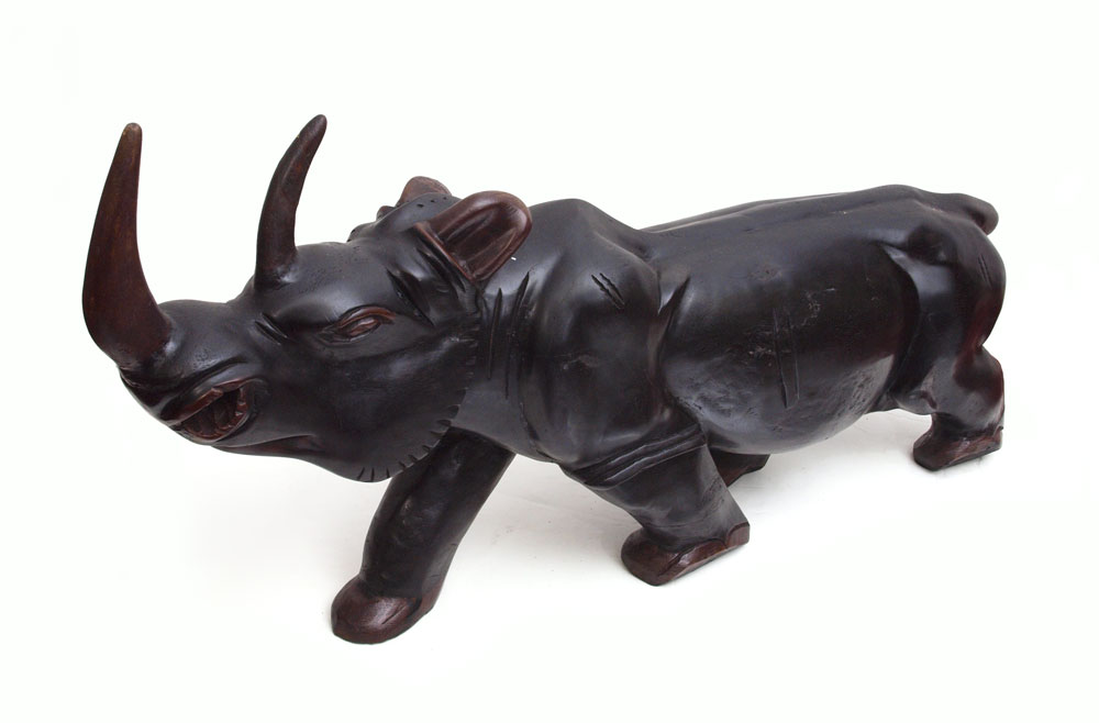 CARVED AFRICAN MAHOGANY CARVED