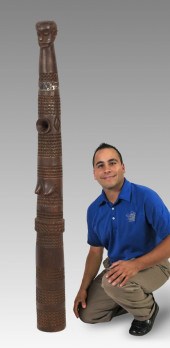CARVED AFRICAN MAKONDE BARAGUM