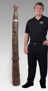 CARVED AFRICAN MAKONDE BARAGUM
