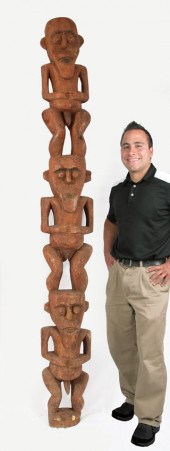 CARVED AFRICAN MAMBILA HOUSE P