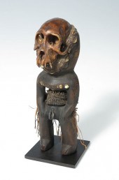 CARVED AFRICAN MONKEY SKULL FE