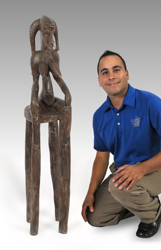 CARVED AFRICAN SENUFO MATERNITY