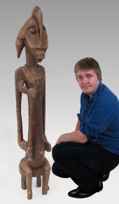 CARVED AFRICAN SENUFO PORO SOC