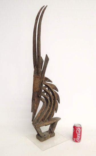 Carved African wooden sculpture