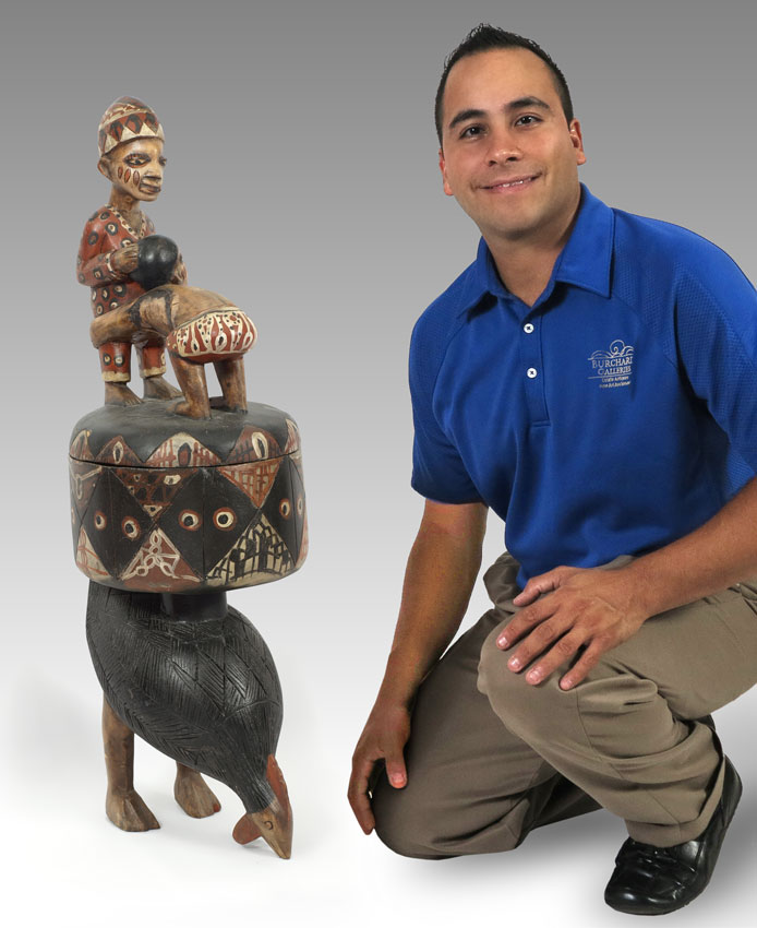 CARVED AFRICAN YORUBA DIVINATION