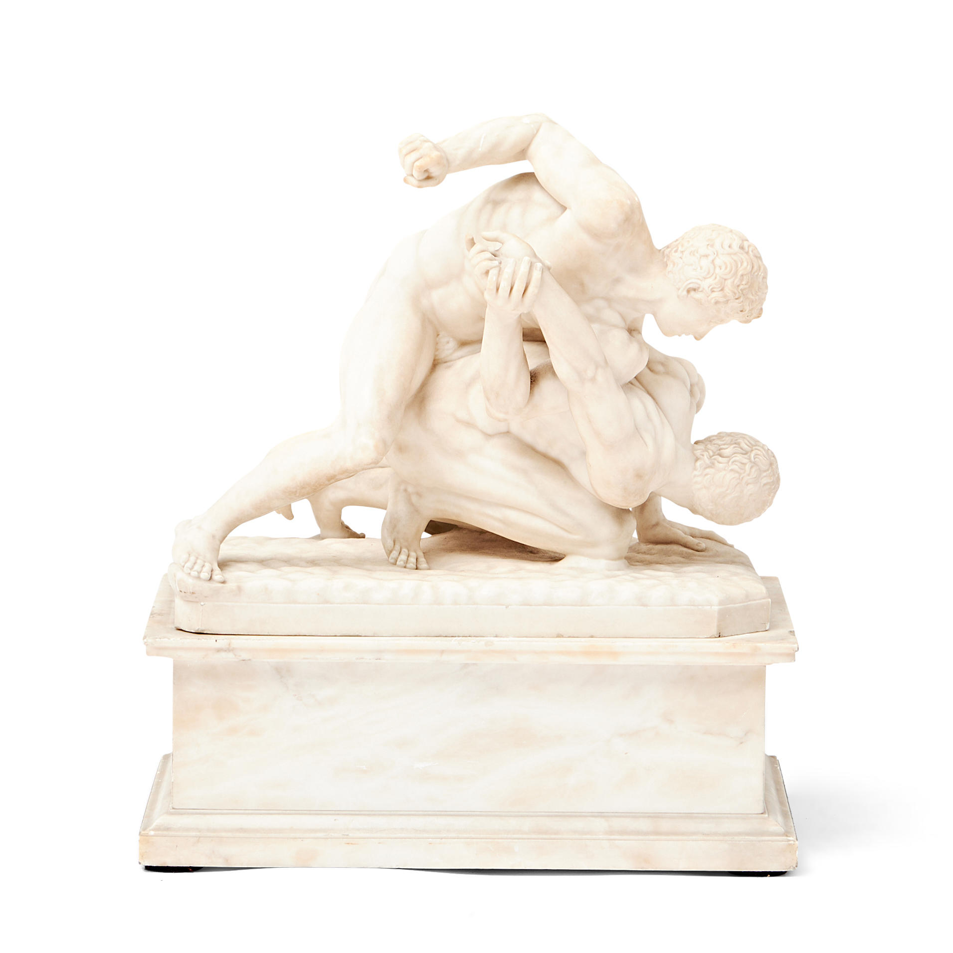 CARVED ALABASTER MODEL OF THE