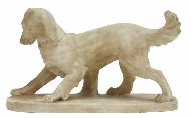 CARVED ALABASTER SCULPTURE