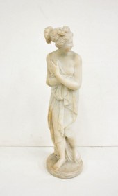 CARVED ALABASTER SCULPTURECARV