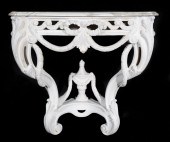 CARVED AND CRèME PEINTE CONSOL