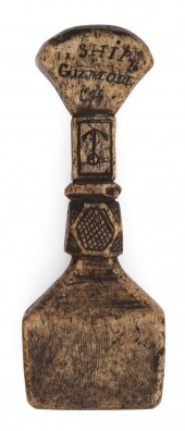CARVED AND DECORATIVELY ENGRAV