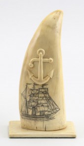 * CARVED AND ENGRAVED WHALE’S