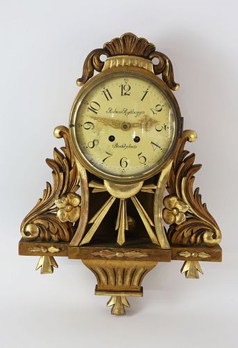 CARVED AND GILT "RUBEN RYDBERG -