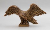 CARVED AND GILT SPREAD-WING EA