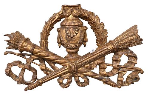 CARVED AND GILTWOOD WALL