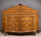 CARVED AND INLAID SERPENTINE-F