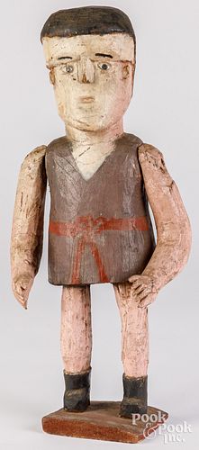 CARVED AND PAINTED ARTICULATED