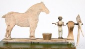 CARVED AND PAINTED BLACK AMERI