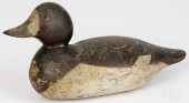 CARVED AND PAINTED BLUEBILL DU