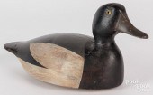 CARVED AND PAINTED BLUEBILL DU