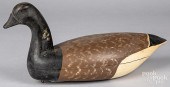 CARVED AND PAINTED BRANT DUCK