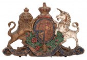 CARVED AND PAINTED BRITISH ROY