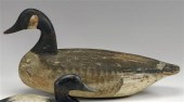 Carved and painted Canada goos