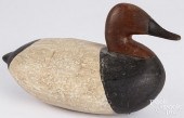 CARVED AND PAINTED CANVASBACK